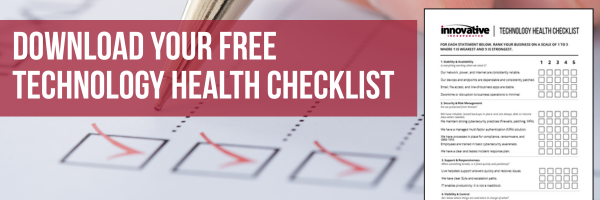 technology health checklist CTA