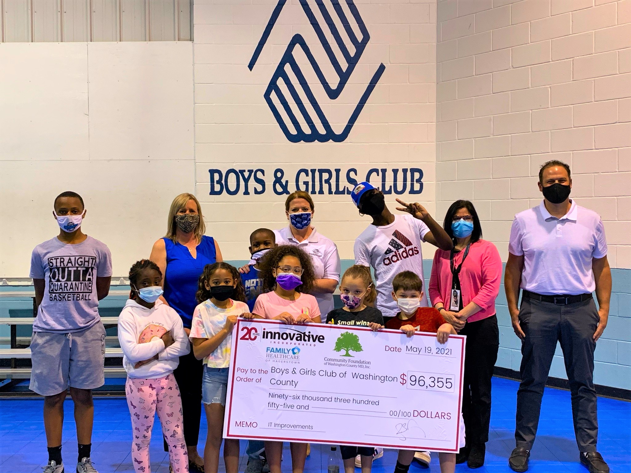 Donation Project: Boys and Girls Club of Washington County