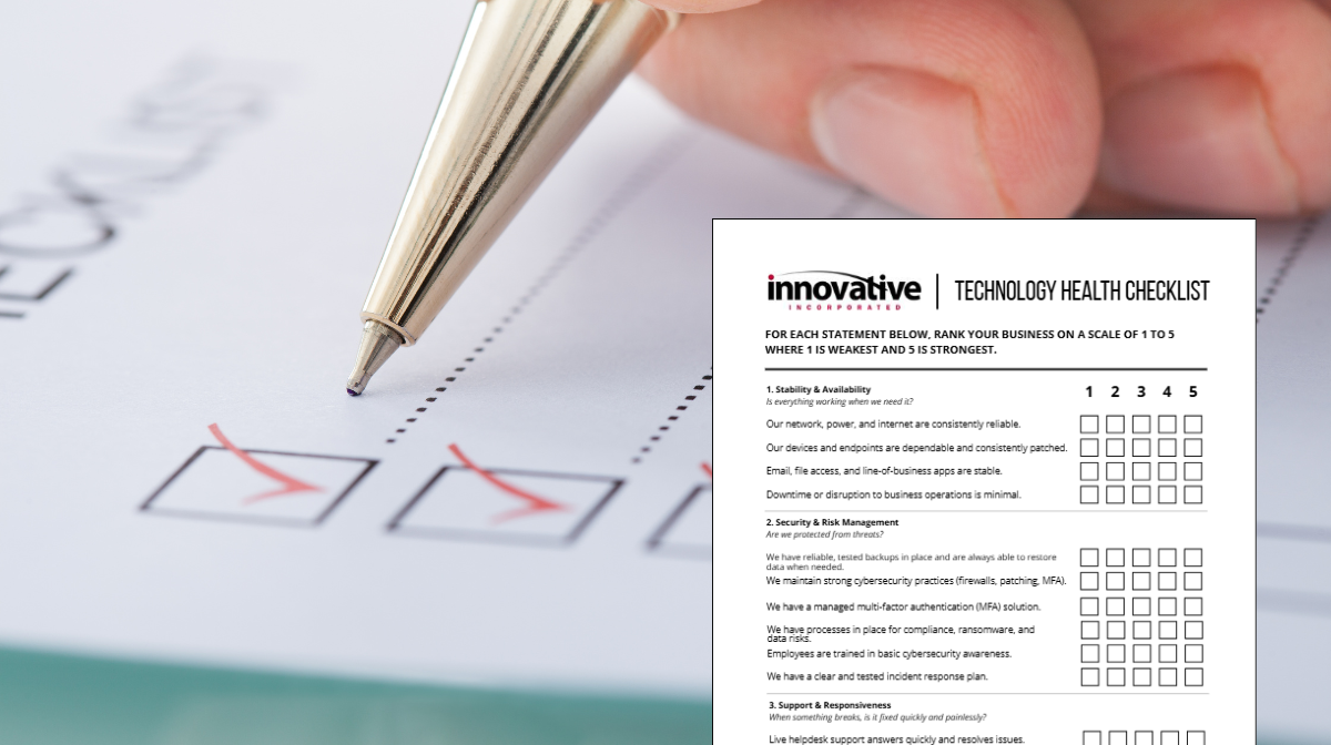 Completing Your Technology Health Checklist